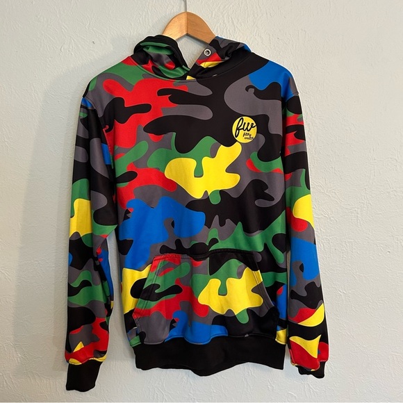 Filthy Wealth Clothing Camo Hoodie Size Large - Picture 1 of 8